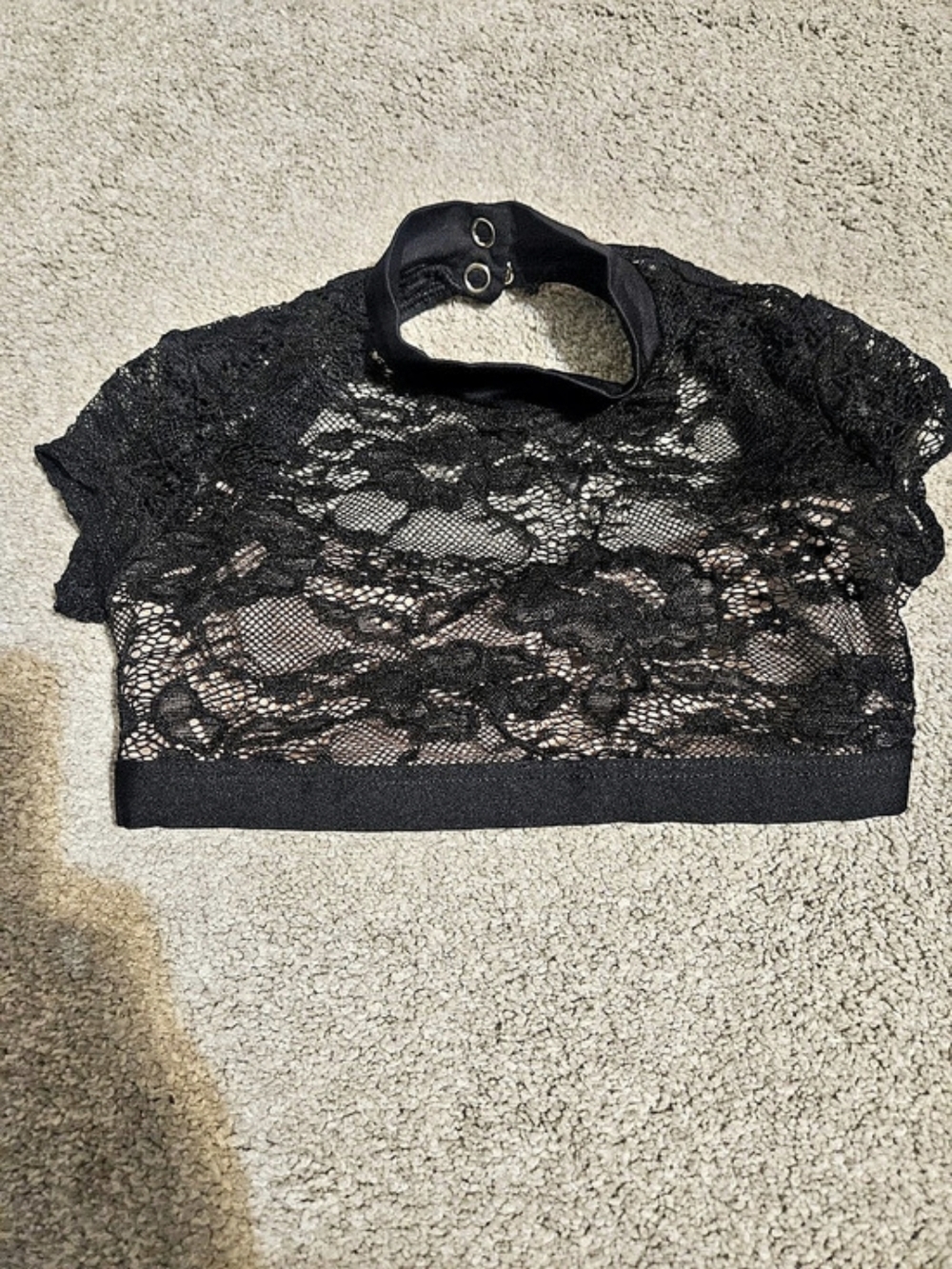 Body Wrappers Floral Lace Dance Top